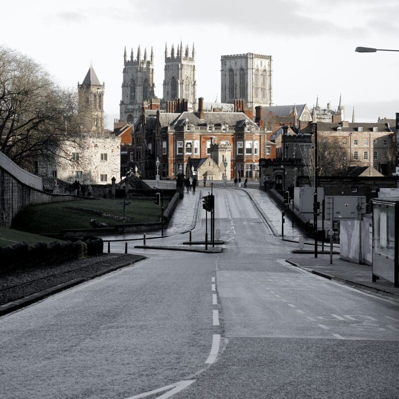 York centre with view of catherdral